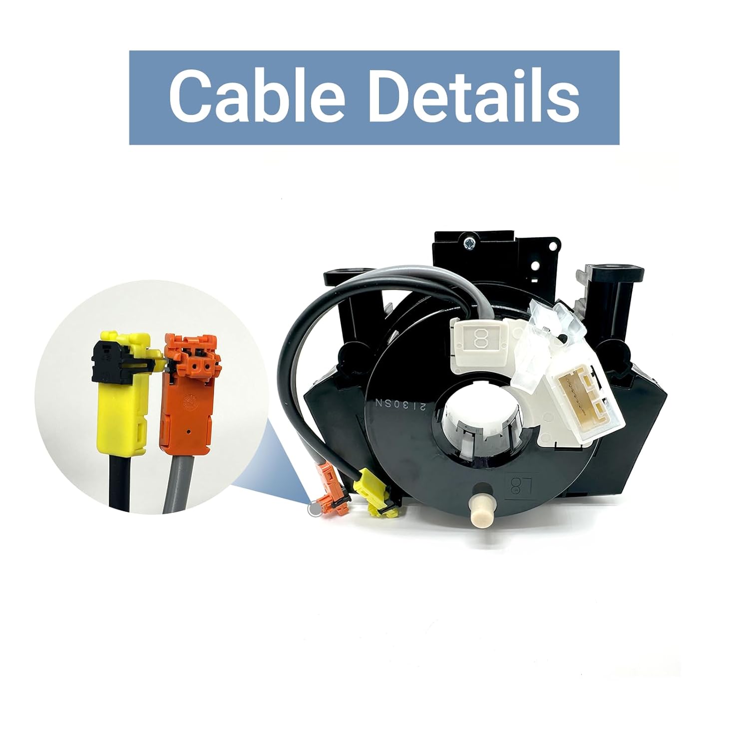 B5567-CB66A Replacement Wire Harnesses Clcok-Spring for 2004-2015 Nissan Titan,2007-2015 Rogue,2007-2012 Versa/Sentra,2003-2007 Murano,2004-2009 Maxima/Quest/350Z Replacement 25567-5X00A