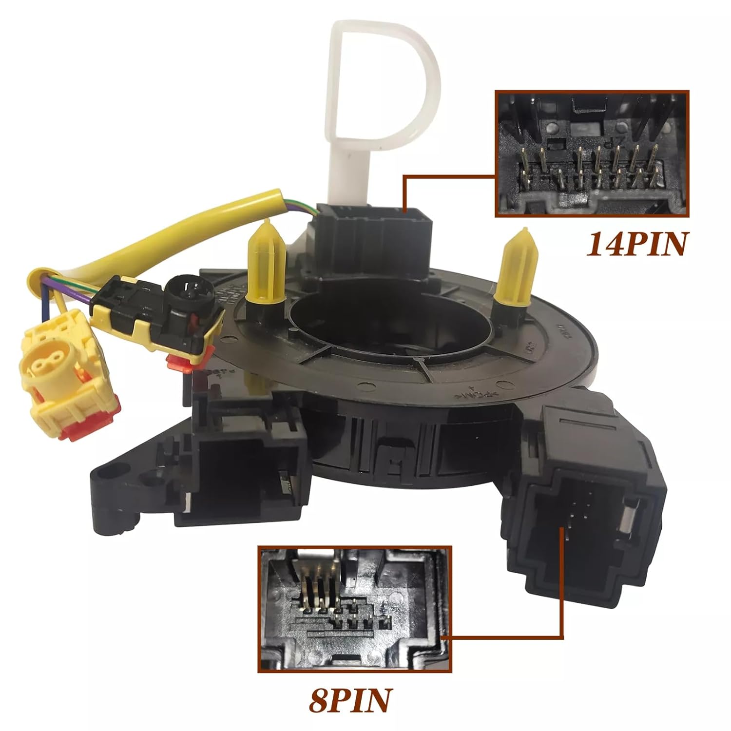 Replacement Wiring Harnesses Clcok-Spring Fits Ford Edge 2015 2016 2017 2018 2019 2020 2021 2022 2023 2024