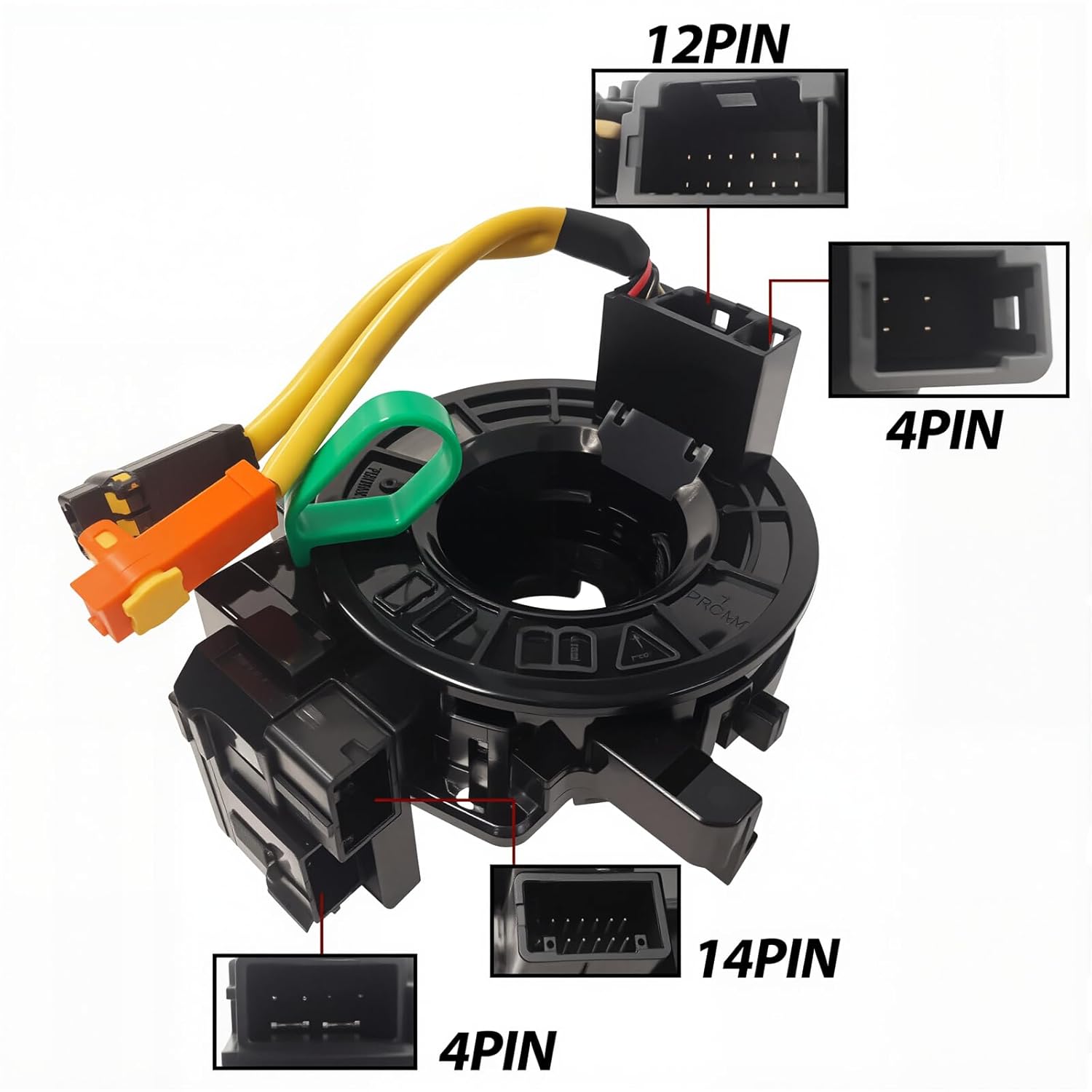 Replacement Wiring Harnesses Clcok-Spring for Subaru Outback/Legacy 2013-2021, Forester 2014-2018, Crosstrek/Impreza 2013-2021, WRX 2015-2020, Ascent 2019-2021, BRZ 2017-2020 Part# 83196-FJ010/FJ030