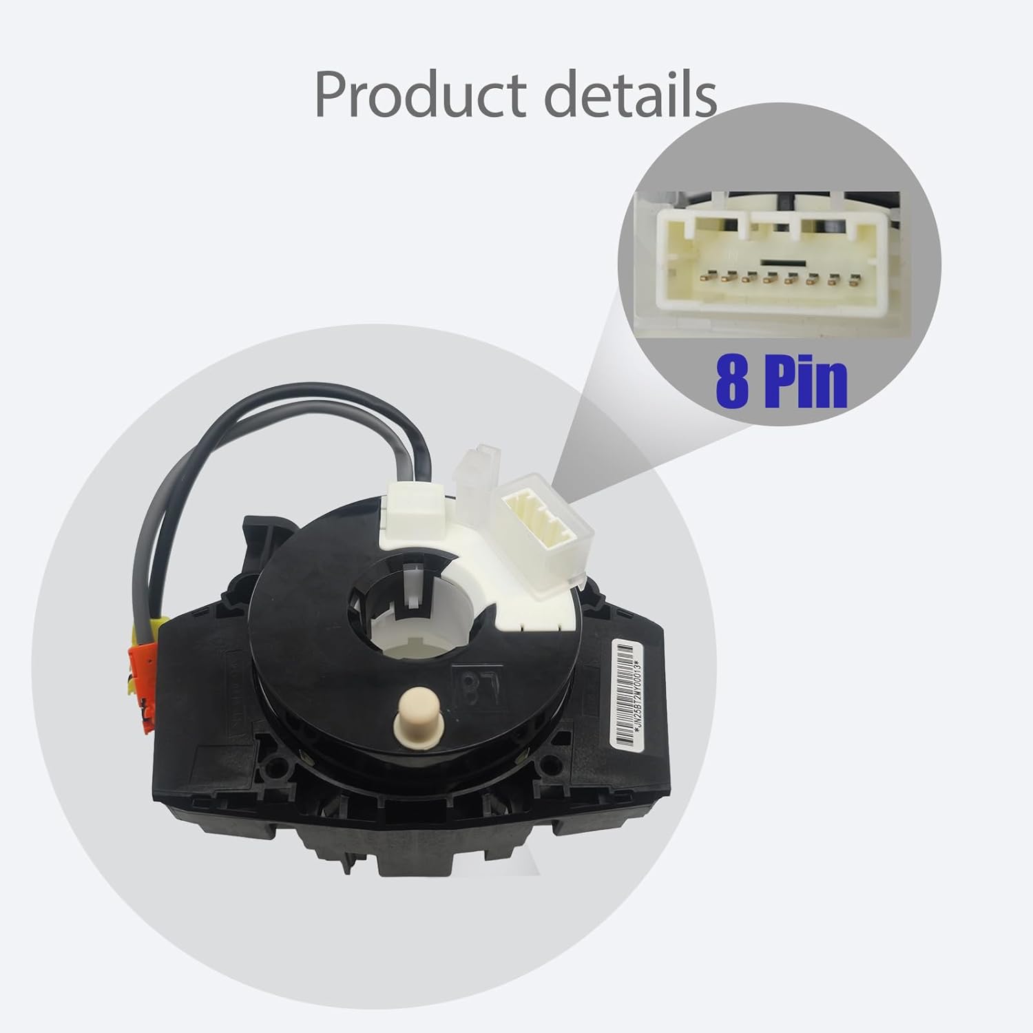 Replacement Wiring Harnesses Clcok-Spring Compatible with Nissan Titan 2004-2015 Rogue 2007-2015 Versa Sentra 2007-2012， Murano Maxima Quest 350Z 2004-2009 Steering Wheel Coil Third-Party Accessory