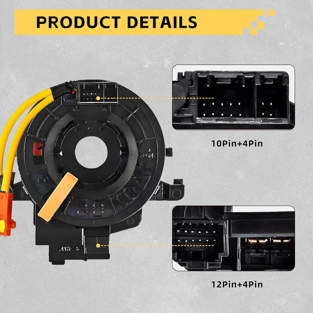 Replacement Wire Clock Spring Spiral Cable - Replaces 84306-48030 84306-0E010