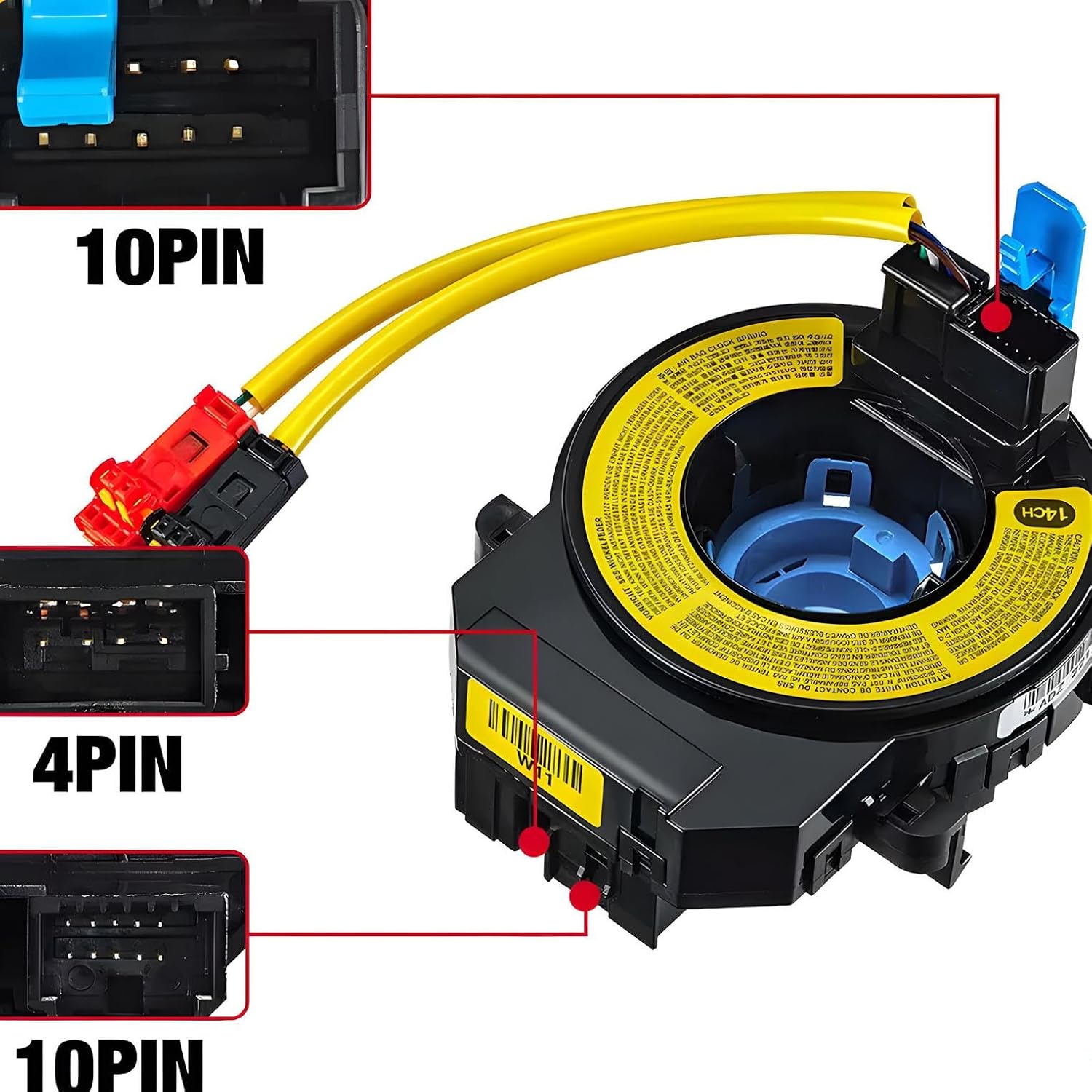 Replacement Wiring Harnesses Clcok-Spring for Kia Sorento 2011 2012 2013 2014 2015 Fits Part# 93490-1U480 93490-2P400 93490-1U125F 93490-1U180