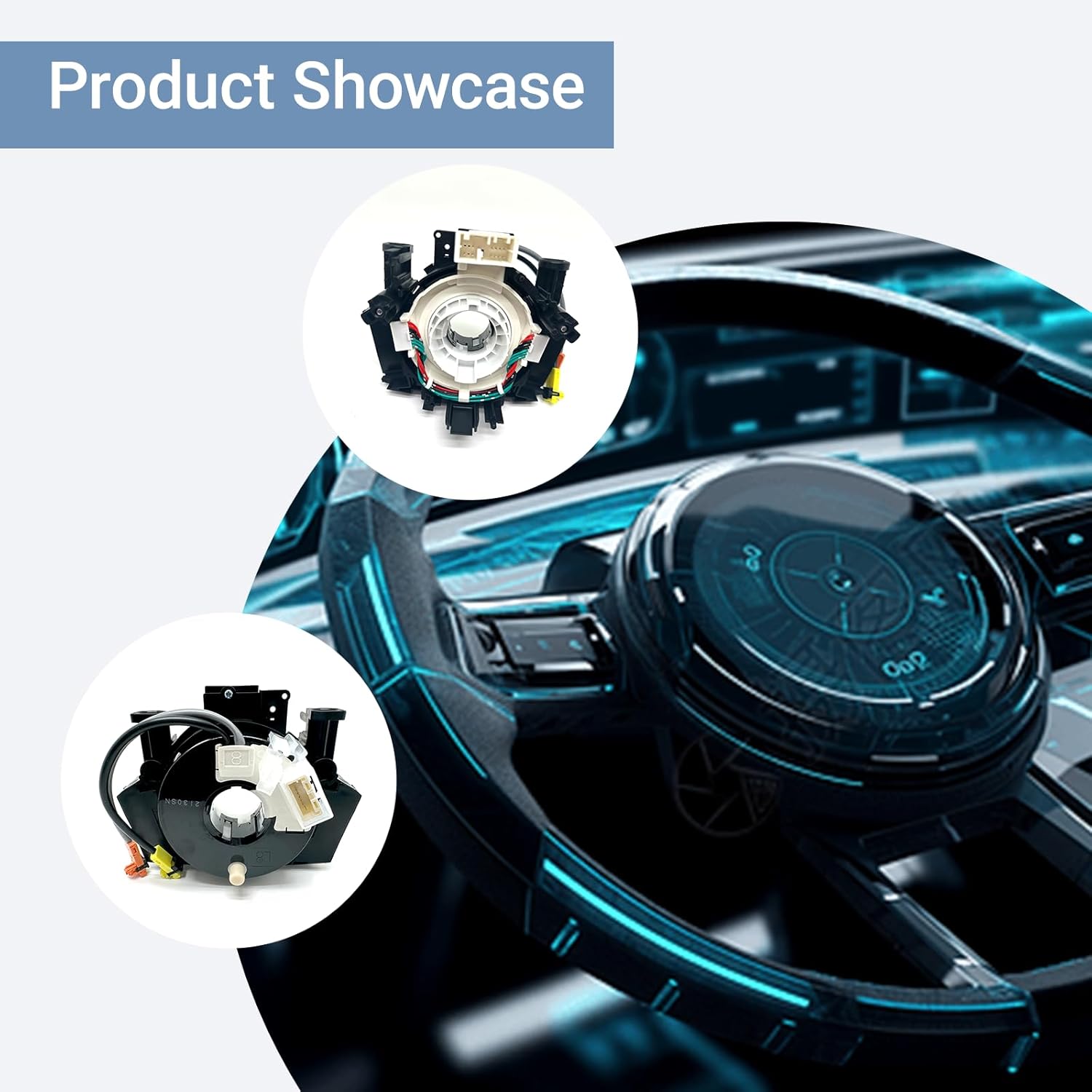 B5567-CB66A Replacement Wire Harnesses Clcok-Spring for 2004-2015 Nissan Titan,2007-2015 Rogue,2007-2012 Versa/Sentra,2003-2007 Murano,2004-2009 Maxima/Quest/350Z Replacement 25567-5X00A