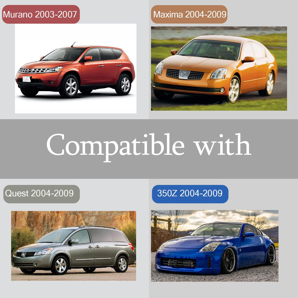 Replacement Wiring Harnesses Clcok-Spring Compatible with Nissan Titan 2004-2015 Rogue 2007-2015 Versa Sentra 2007-2012， Murano Maxima Quest 350Z 2004-2009 Steering Wheel Coil Third-Party Accessory