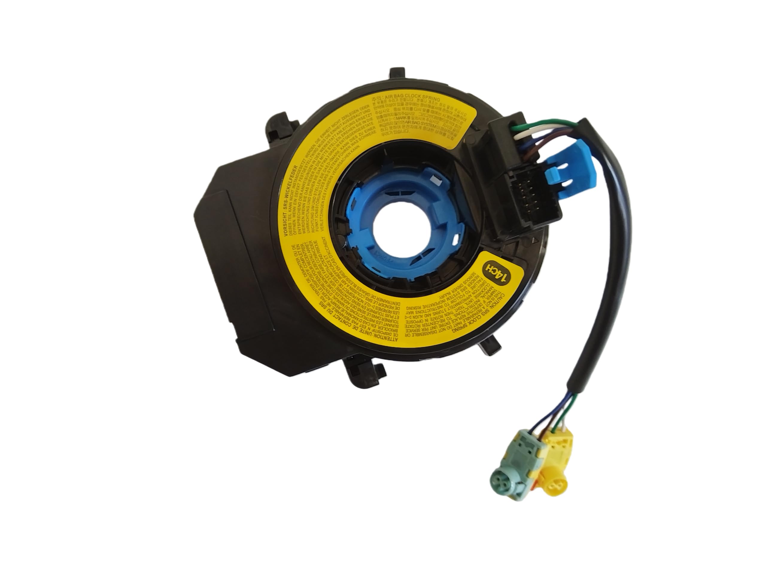 Steering Wheel Electrical Connector - Spiral Cable for Horn, Cruise Control, Audio Buttons - For Hyundai Elantra 2011-2013,Sonata 2009-2014 - Replaces OEM 93490-3Q120