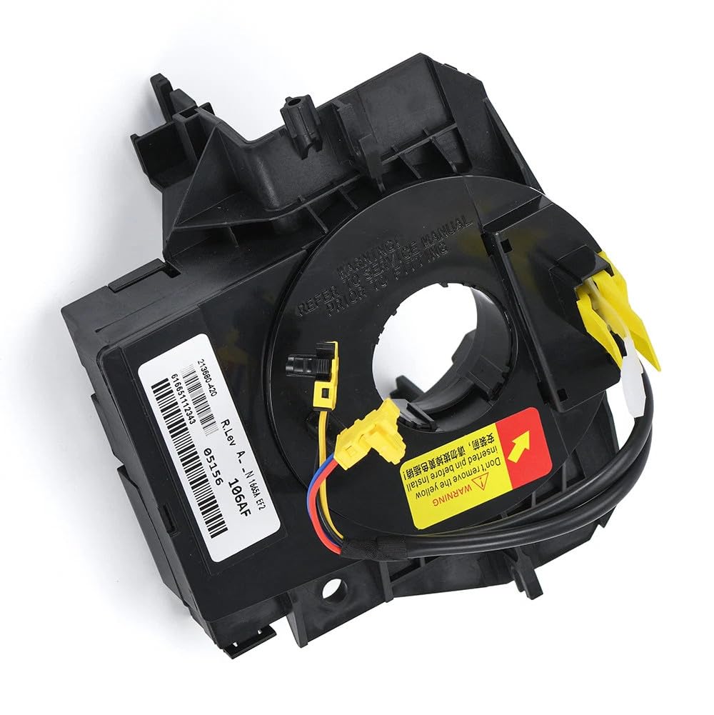 Steering Wheel Electrical Connector - Spiral Cable for Horn, Cruise Control, Audio Buttons - Compatible with Dodge Avenger 2007-2014, Chrysler 200 2011-2014 - Replaces OEM 5156106AF