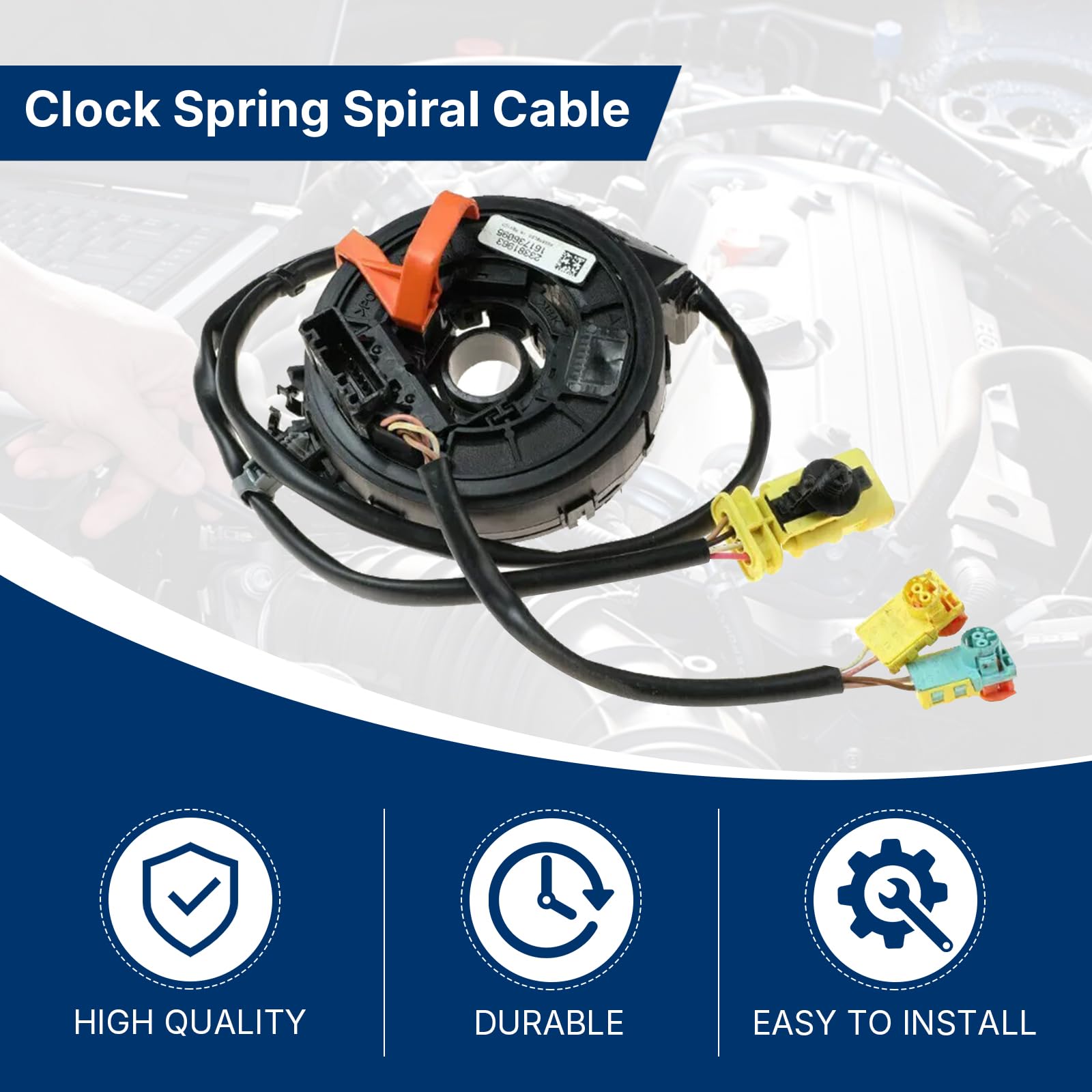 Clock-Spring 23381963 For 2014-19 Chevy Silverado GMC Sierra 1500 4.3L 5.3L 6.2L