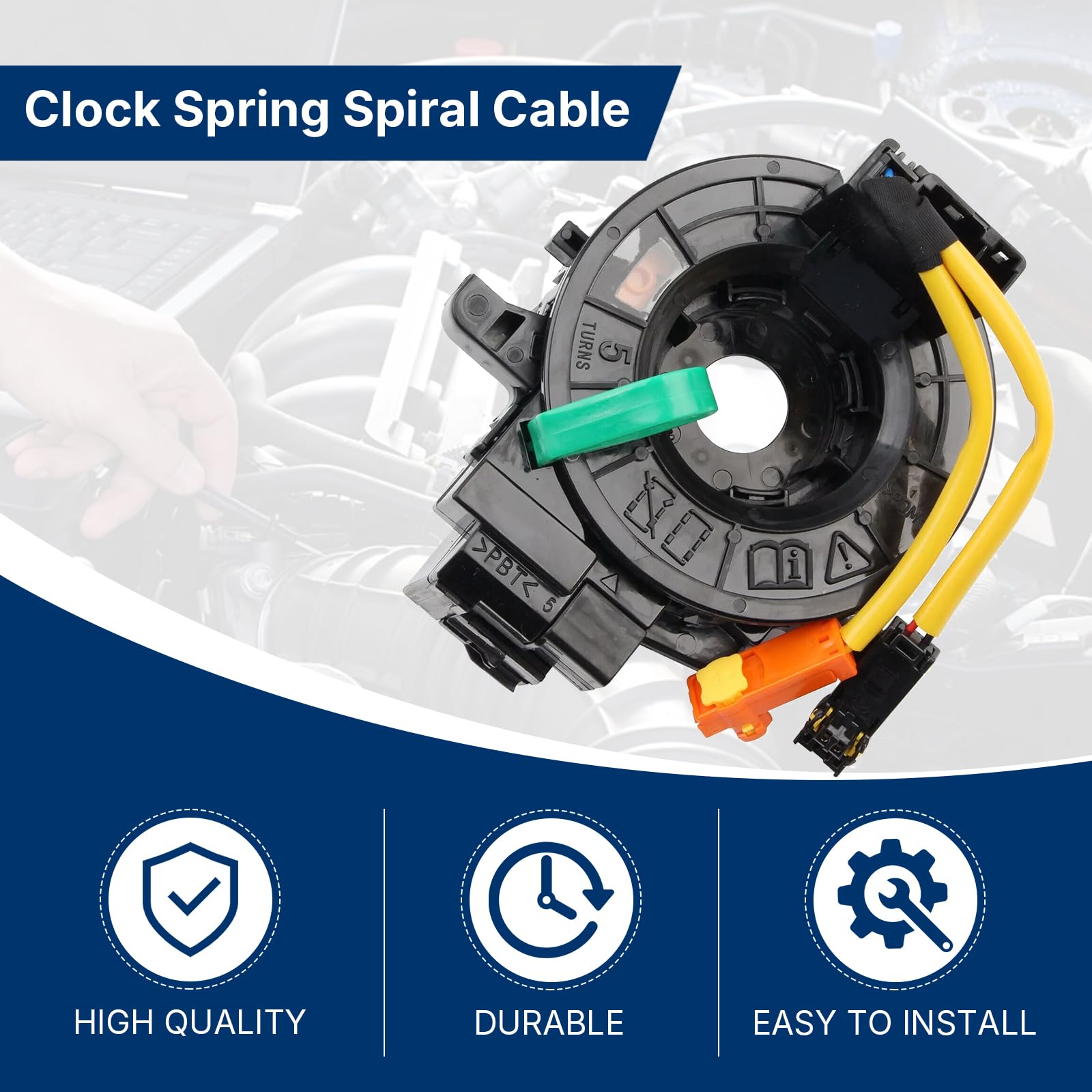 83196-FJ030 Clcok-Spring for Subaru Outback/Legacy 2013-2021, Forester 2014-2018, Crosstrek/Impreza 2013-2021, WRX 2015-2020, Ascent 2019-2021, BRZ 2017-2020