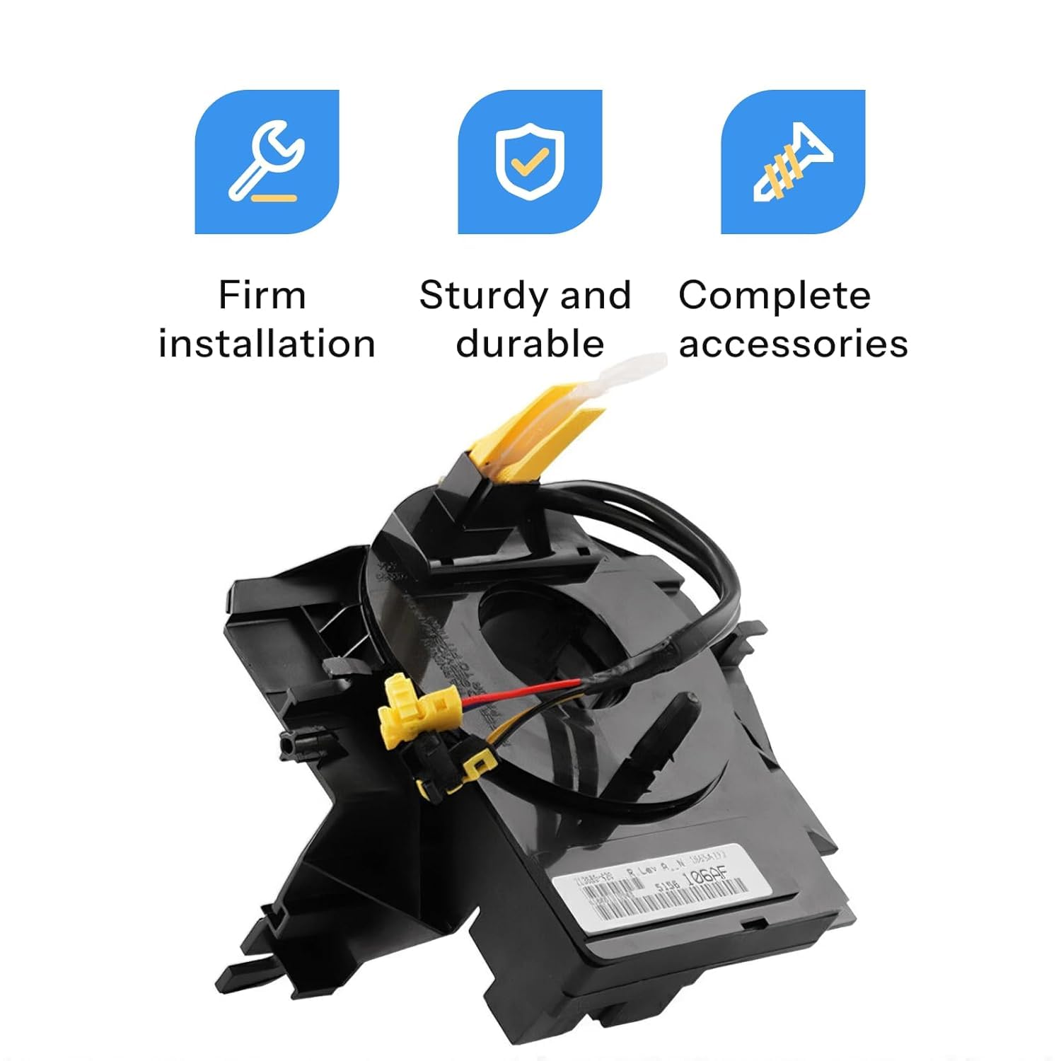 5156106AF Steering Sensor Assembly Clcok Spring Fits 2007-2018 Wrangler JK, Patriot MK/Compass MK;Grand Cherokee WK, Replaces 5156106AG/AA/AB. (with an Angle Sensor)