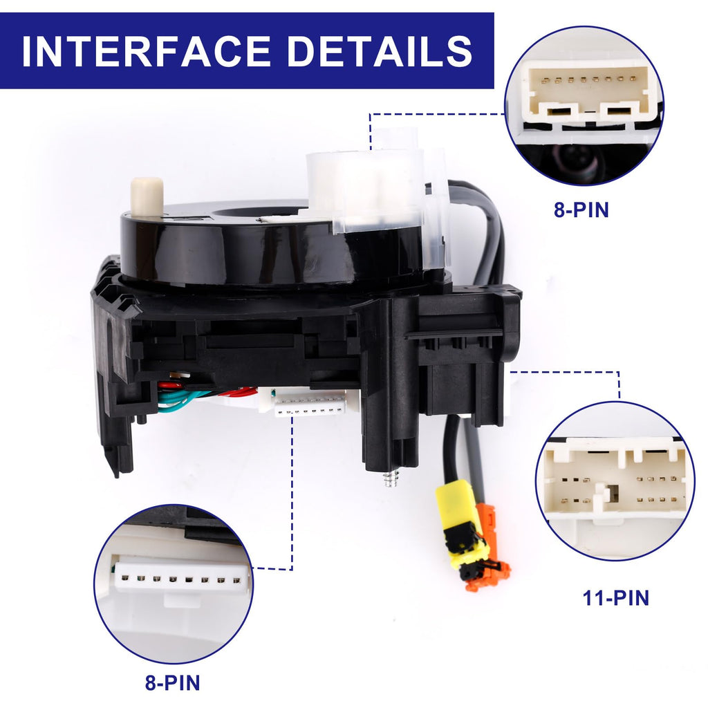 B5567-CB66A Replacement Wire Clcok-Spring, Compatible for 2004-2015/2007-2015/2007-2012 Fits Part 25567-ET025 25567-5X00A/ 25560-9CH2D, Auto Car Accessories
