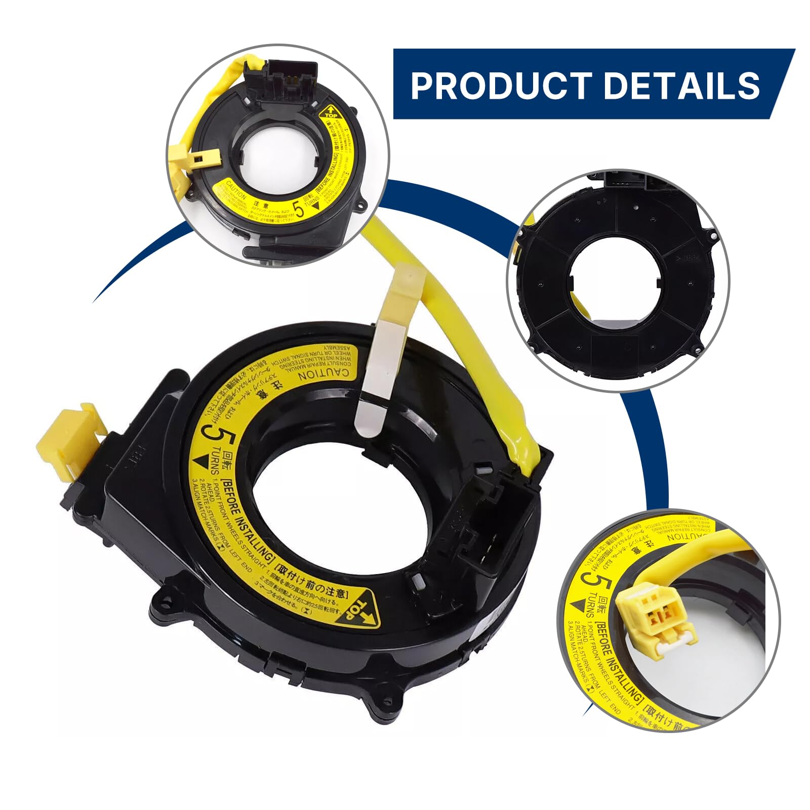 84306-0C010 Clock-Spring 84306-12070 For Tacoma 1999-2004 4Runner 1997-2000 Sienna 1999-2003