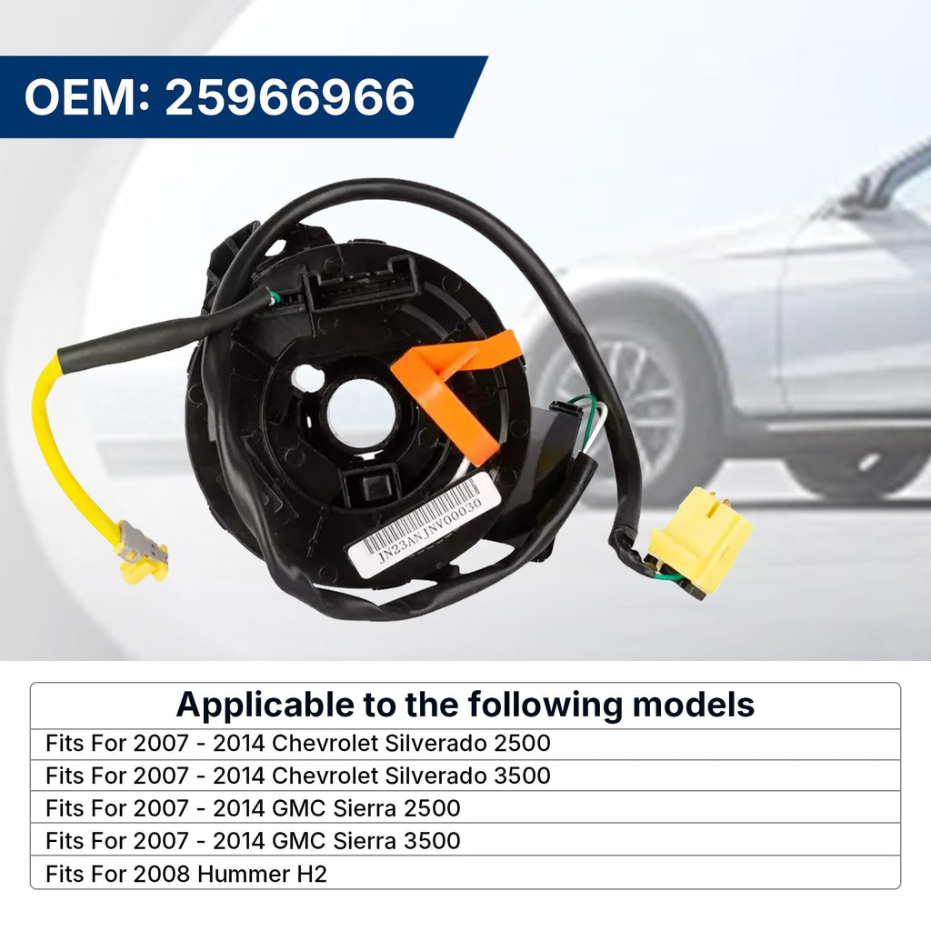 Clock-Spring 25966966 for 2007-2014 Chevrolet Silverado GMC Sierra 2500HD 3500HD