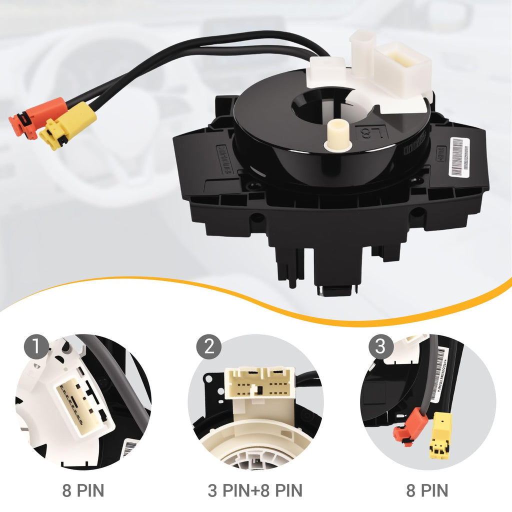 B5567-CB66A Replacement Wire Clcok-Spring for Nissan Titan 2004-2015,Rogue 2007-2015,Versa/Sentra 2007-2012,Murano 2003-2007,Maxima/Quest/350Z 2004-2009 Fits Part#25567-ET025 25567-5X00A 25560-9CH2D