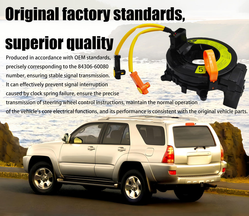 84306-60080 Wire Spring Wire Compatible with Toyota 4Runner, Prado, Land Cruiser, Tundra, Solara, FJ Cruiser, Lexus ES300 ES330 GX470 LX470