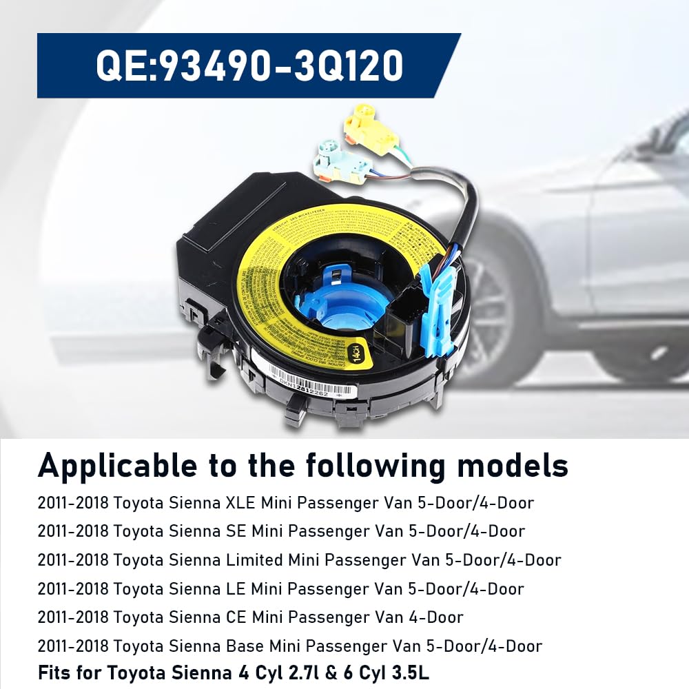 Clock-Spring for Hyundai 2009-2015 Sonata 2011-2013 Elantra 93490-3Q120