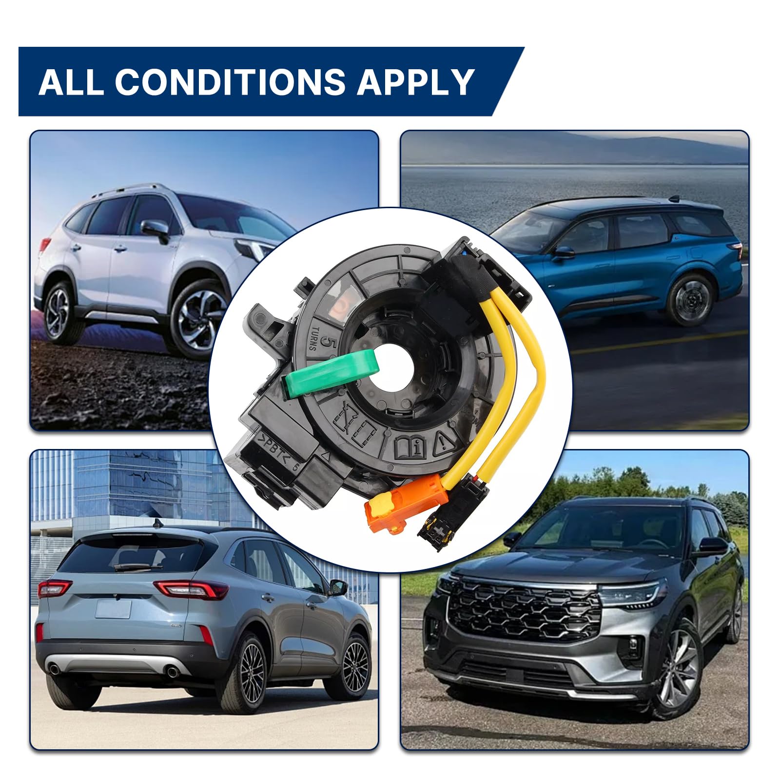 83196-FJ030 Clcok-Spring for Subaru Outback/Legacy 2013-2021, Forester 2014-2018, Crosstrek/Impreza 2013-2021, WRX 2015-2020, Ascent 2019-2021, BRZ 2017-2020