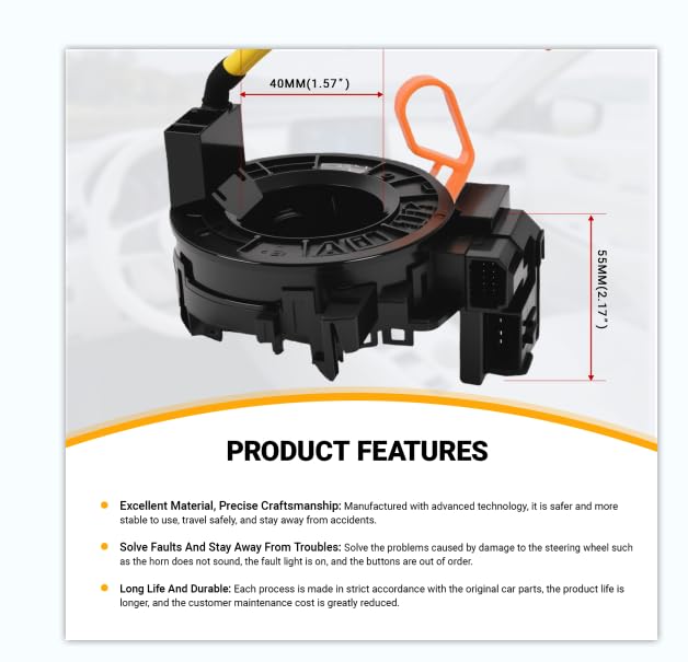 Replacement Wire for Toyota Camry, Corolla, RAV4, Tacoma, Tundra, Prius, Sienna, 4Runner, Highlander, Avalon, Yaris, Sequoia, Matrix, Prado Fits Part# 84306-48030/06140/0E010