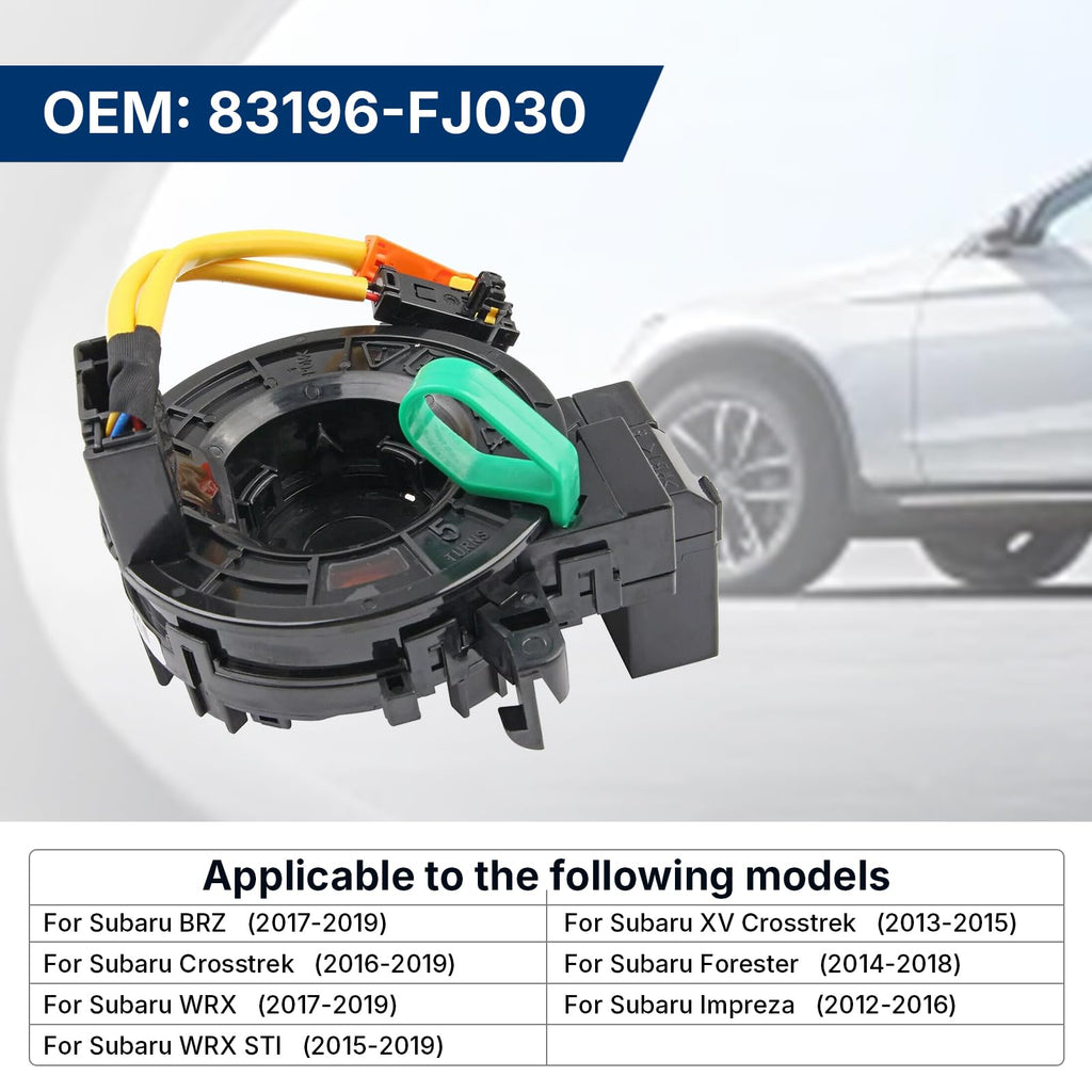 83196-FJ030 Clcok-Spring for Subaru Outback/Legacy 2013-2021, Forester 2014-2018, Crosstrek/Impreza 2013-2021, WRX 2015-2020, Ascent 2019-2021, BRZ 2017-2020