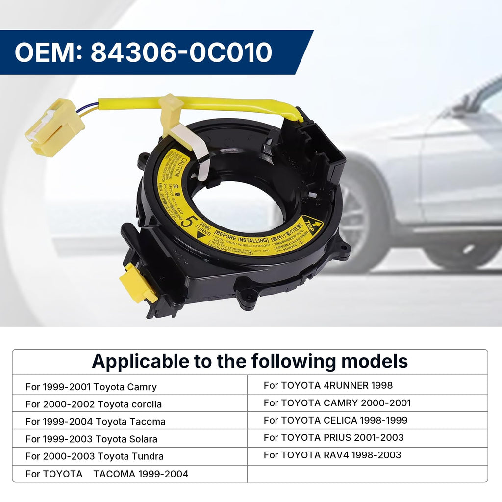 84306-0C010 Clock-Spring 84306-12070 For Tacoma 1999-2004 4Runner 1997-2000 Sienna 1999-2003