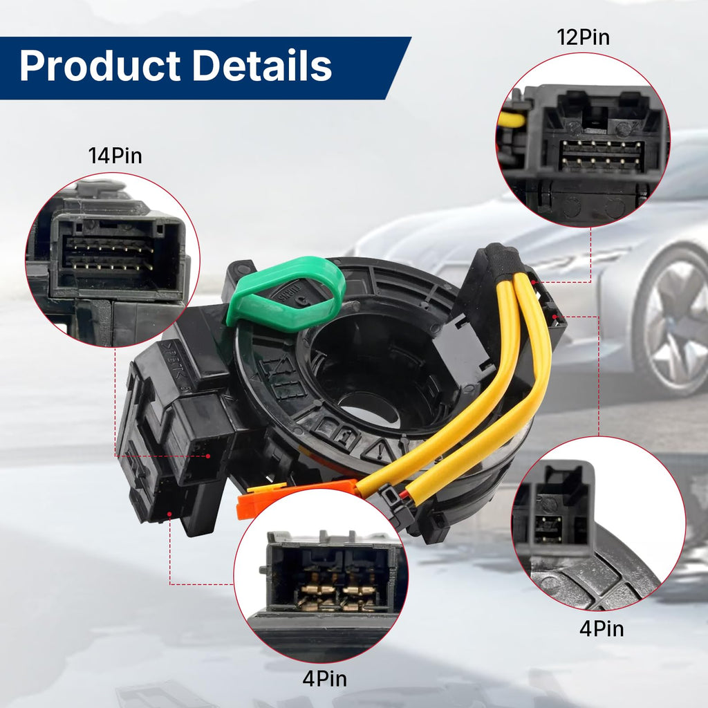 83196-FJ030 Clcok-Spring for Subaru Outback/Legacy 2013-2021, Forester 2014-2018, Crosstrek/Impreza 2013-2021, WRX 2015-2020, Ascent 2019-2021, BRZ 2017-2020