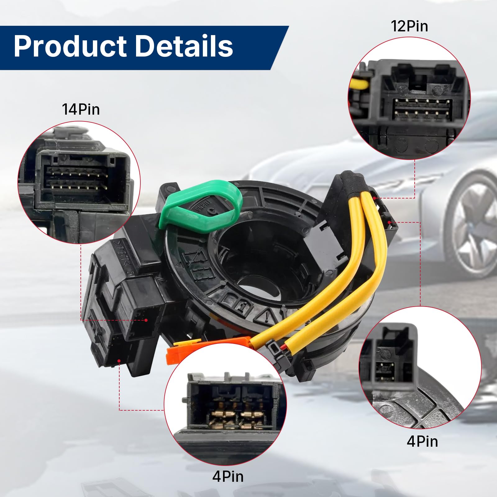 83196-FJ030 Clcok-Spring for Subaru Outback/Legacy 2013-2021, Forester 2014-2018, Crosstrek/Impreza 2013-2021, WRX 2015-2020, Ascent 2019-2021, BRZ 2017-2020