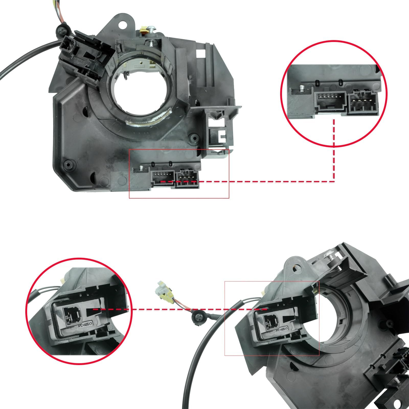 Replacement Wire Clcok-Spring Without Angle Sensor for Ram 1500 2013 2014 2015 2016 2017 2018 2019 2020 2021 2022