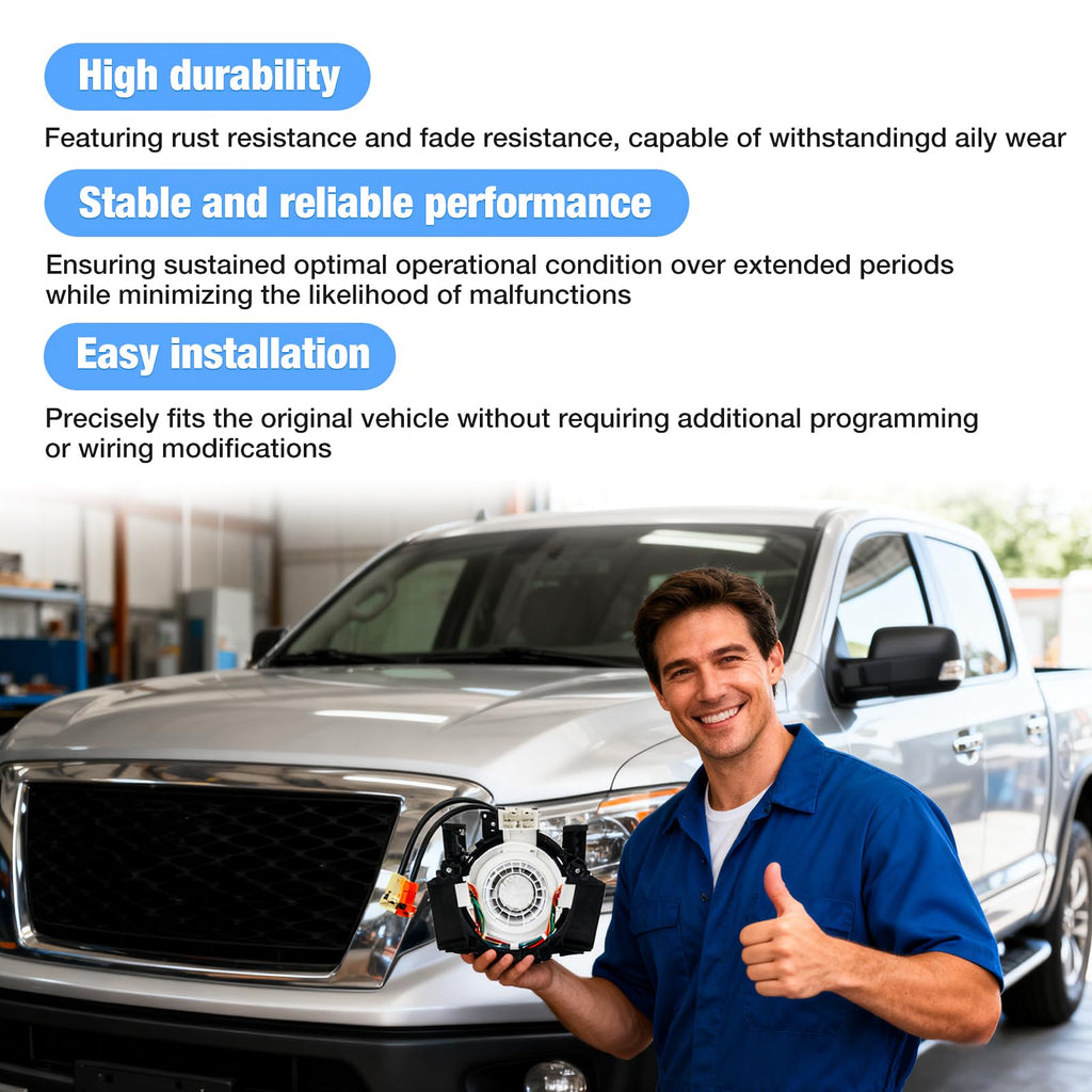 Wiring Harnesses Clcok-Spring for Nissan Titan 2004–2015, Nissan Rogue 2007–2015, Nissan Versa/Sentra 2007–2012, Murano 2003–2007, Maxima/Quest/350Z 2004–2009 Replacement# B5567-CB66A 25567-5X00A